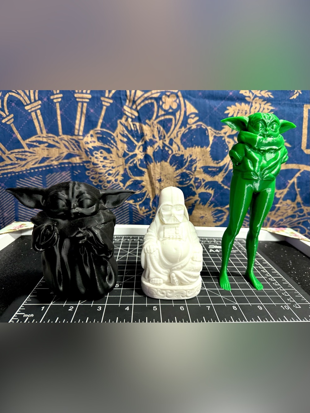 3D printed Star Wars Figures Grogu Darth Buddha Sexy Legs Yoda